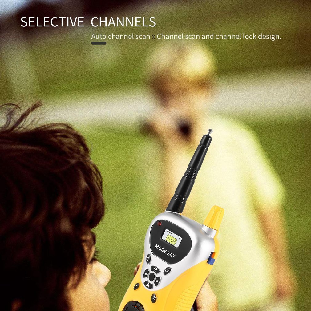 Kids Outdoor Education - 2 Pieces 50M Toy Walkie Talkies