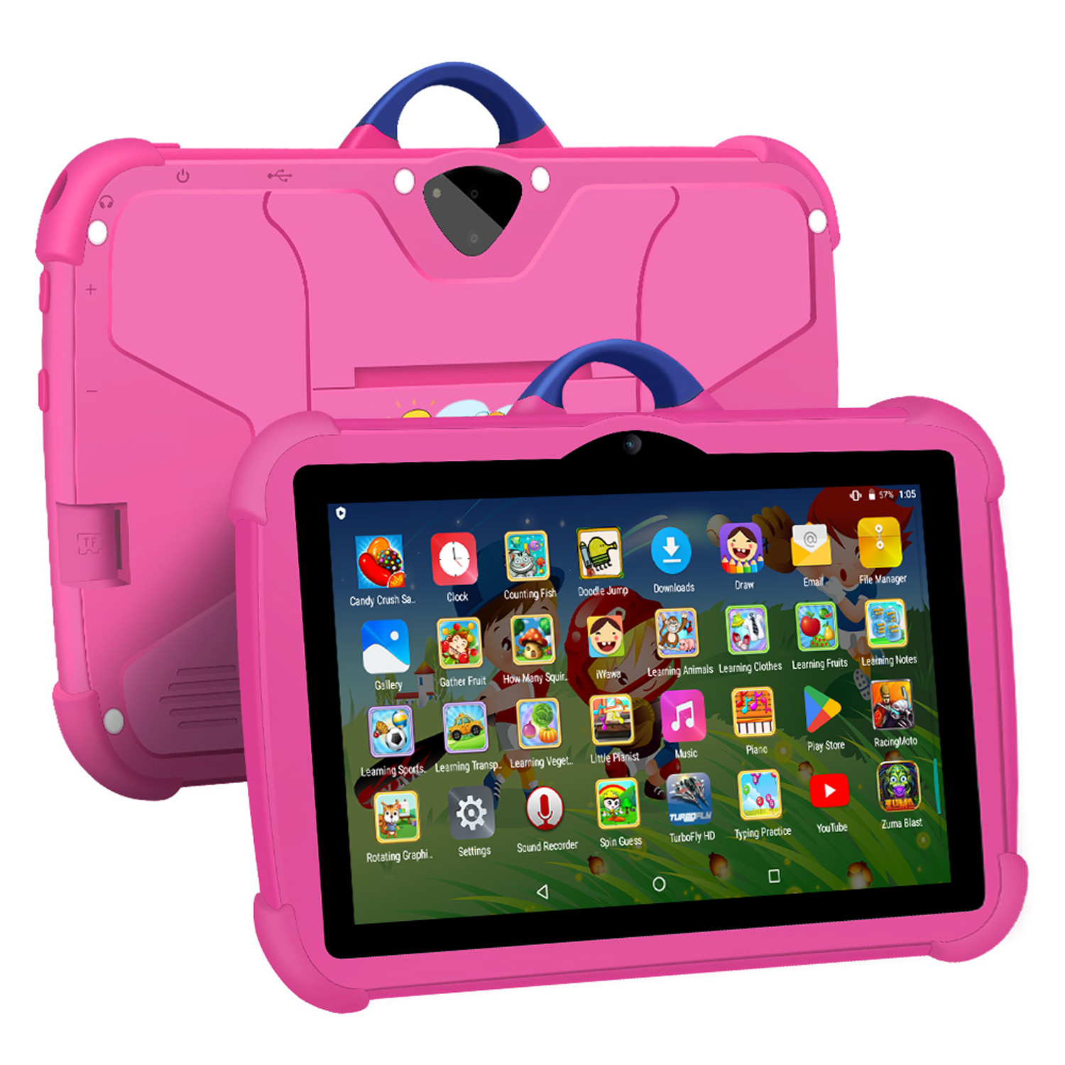 Japanese Kids Education - New Cartoon Pattern Kids Tablet 7