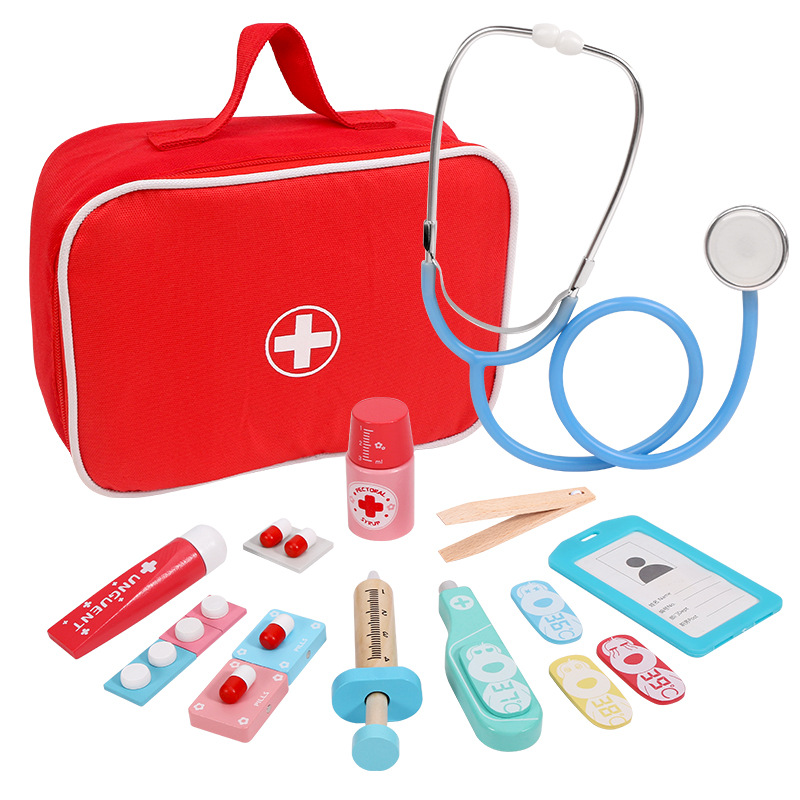 Kids Doctor Education - Wooden Pretend Play Doctor Educational Toys