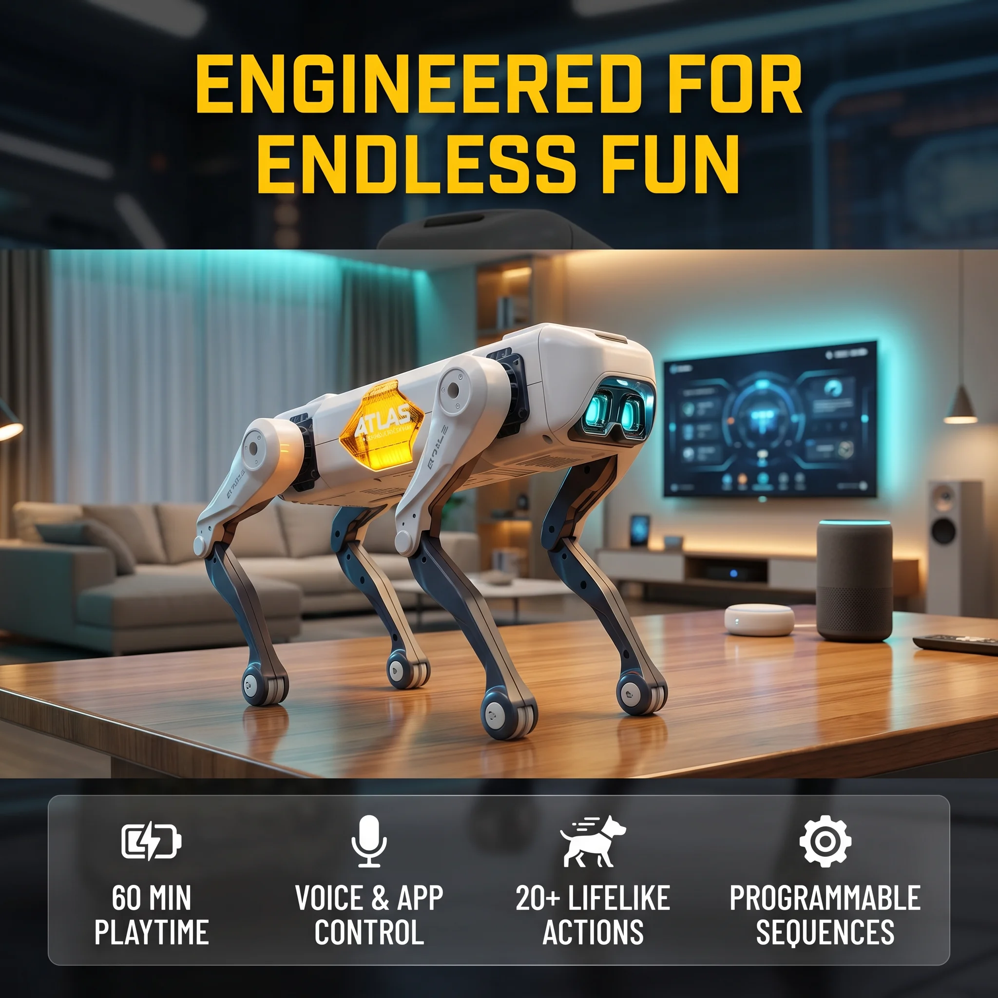 Kids Educational Resources - AI Smart Robot Dog, Voice &