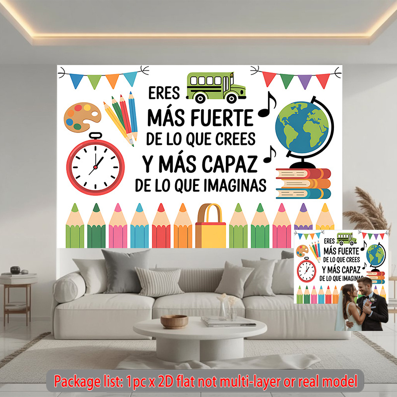 Inspirational Nursery Wall Tap - Kids Education Banner recension och pris