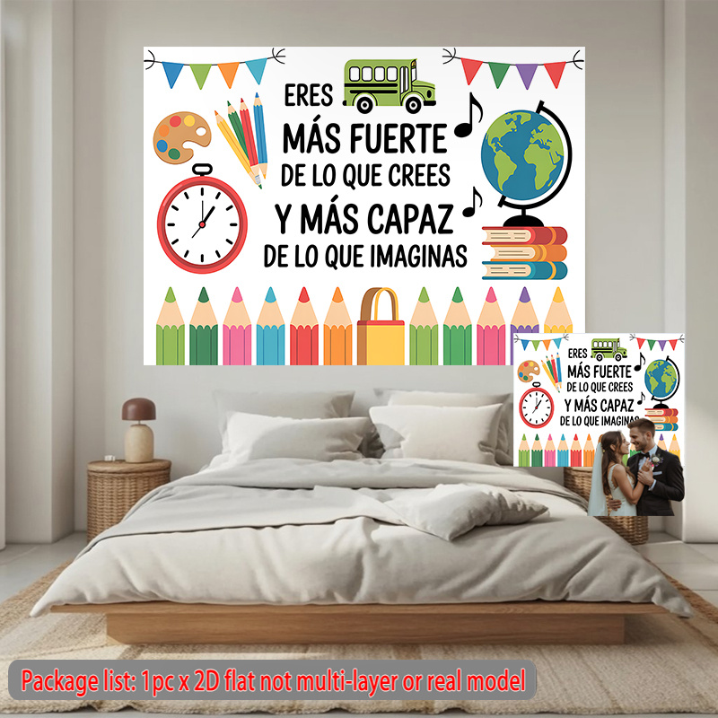 Inspirational Nursery Wall Tap - Kids Education Banner recension och pris