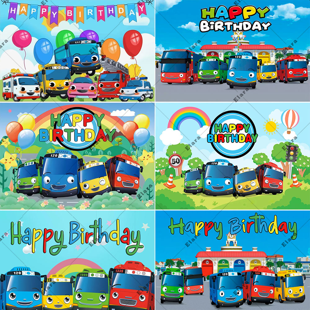 Cartoon Anime The Little Bus K - Kids Education Banner recension och pris