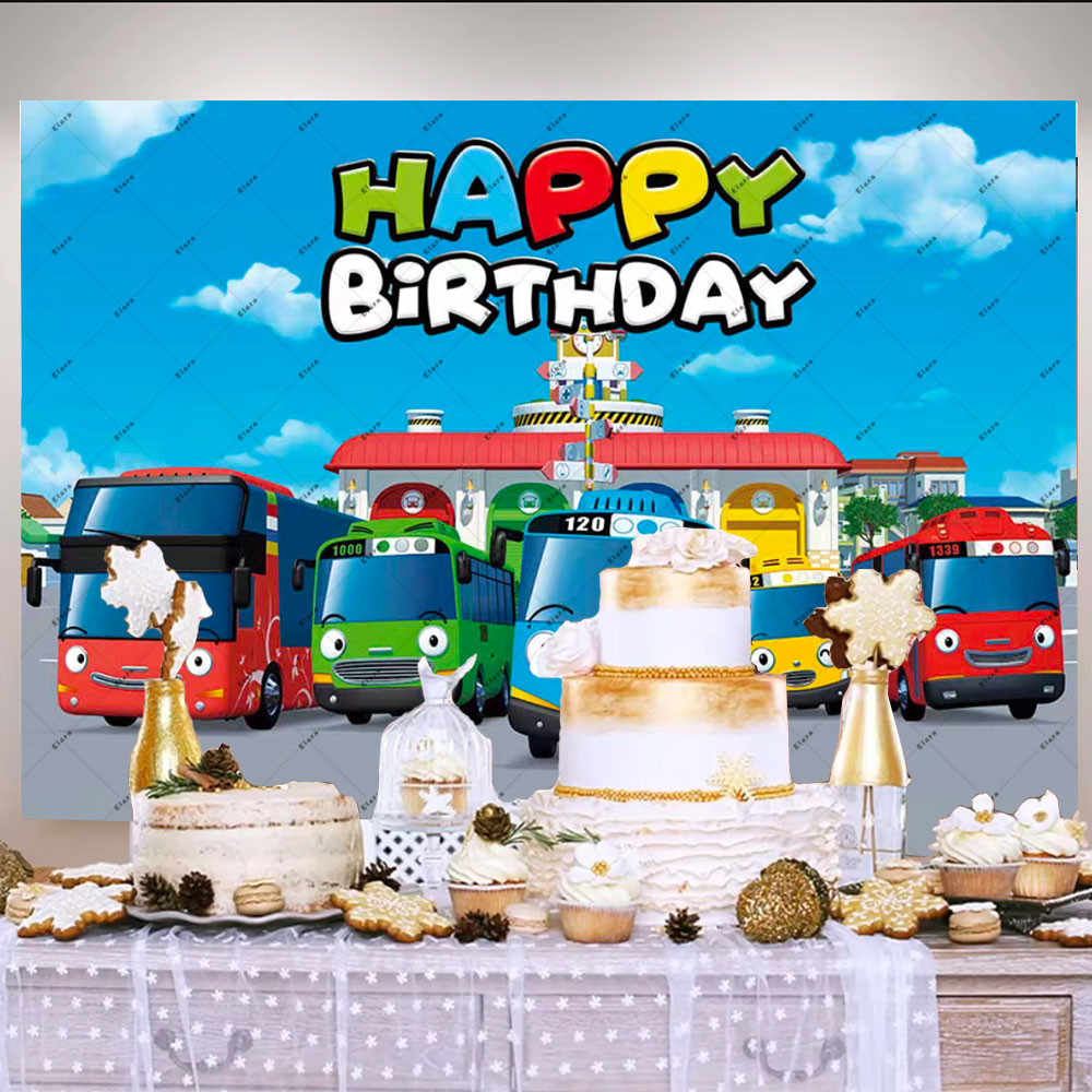 Cartoon Anime The Little Bus K - Kids Education Banner recension och pris
