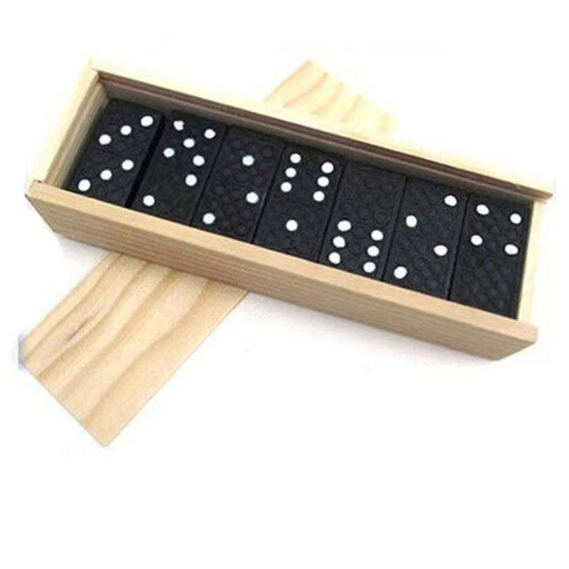 28pcs/Set Wooden Domino Board  - Kids Outdoor Education recension och pris