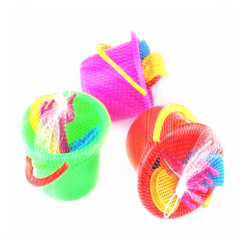 6Sets Beach Bucket Set Plastic - Kids Outdoor Education recension och pris