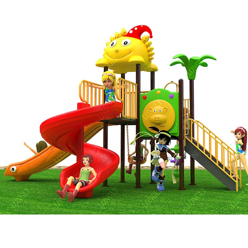 Commercial Plastic Slide 450x2 - Kids Outdoor Education recension och pris