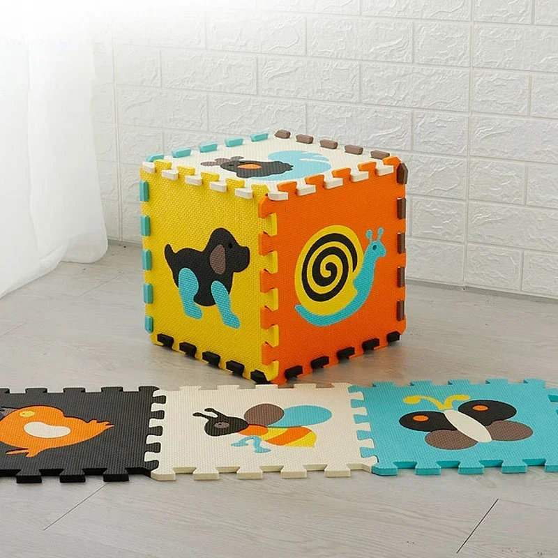30*30*1cm 9Pcs Set Floor Mat P - Kids Education Rug recension och pris
