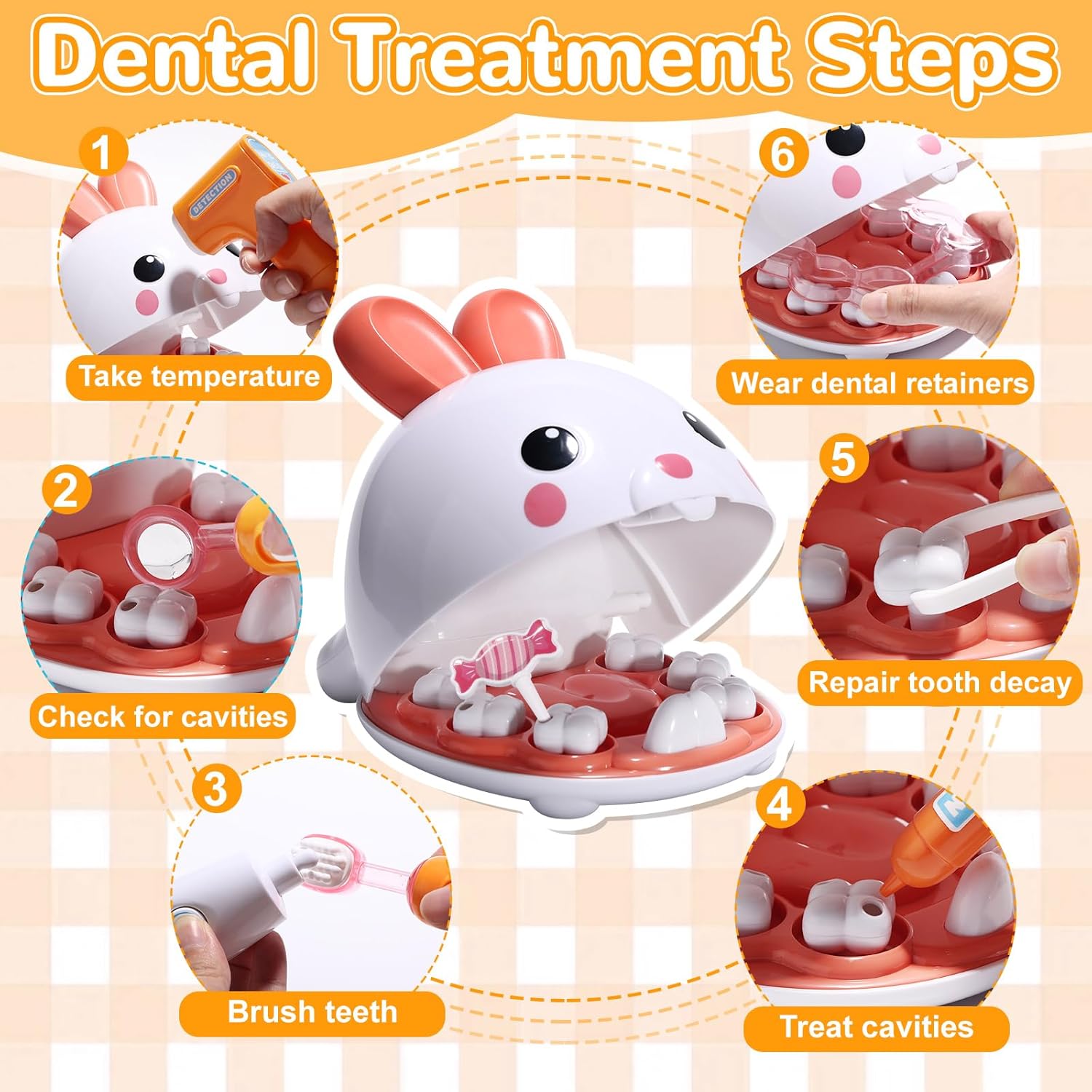 Dentist Kit Pretend Play Set T - Kids Doctor Education recension och pris