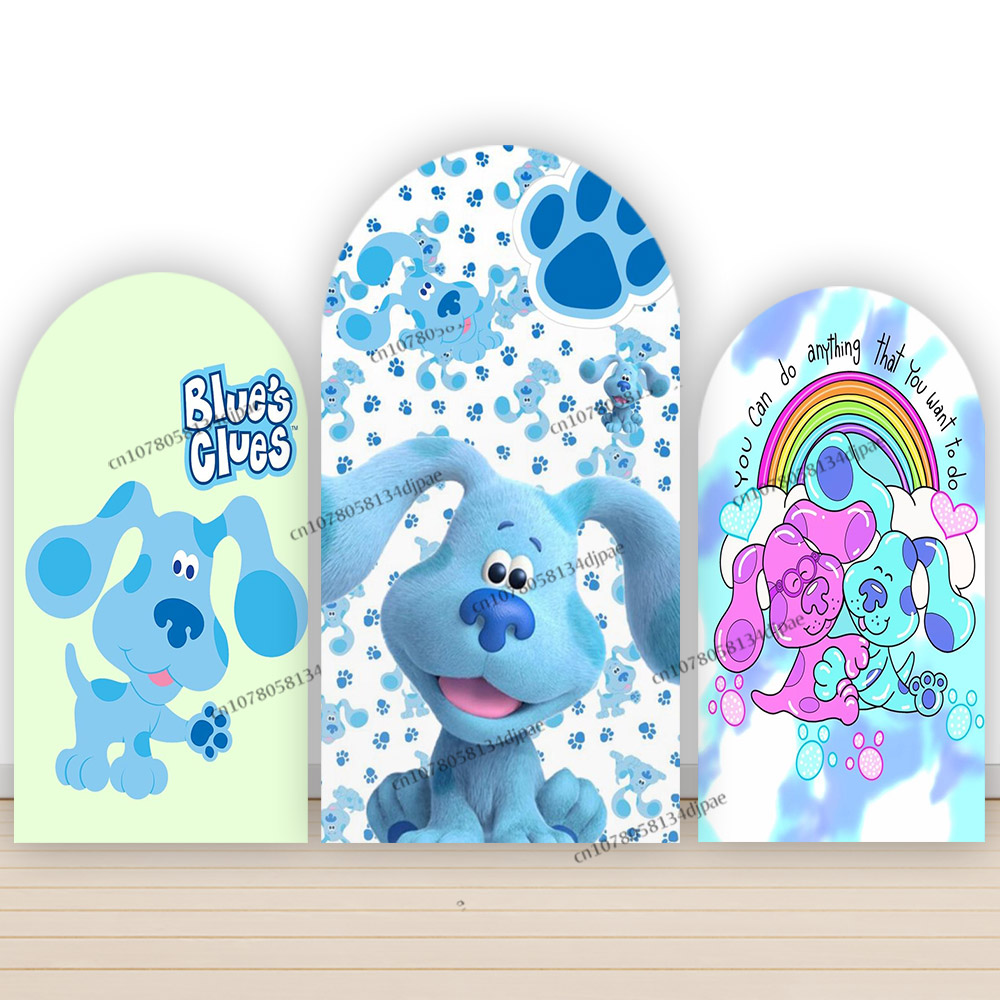 Blue Clues Arch Backdrop Photo - Kids Education Banner recension och pris