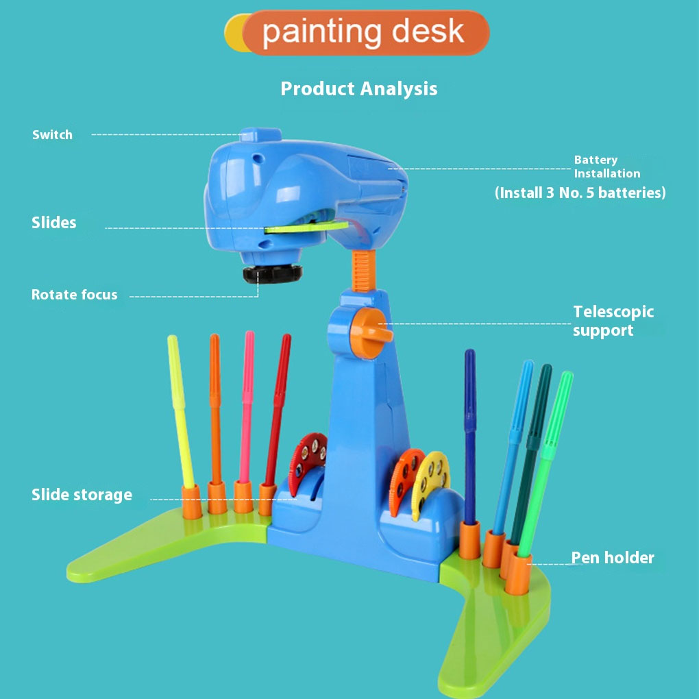 Educational Kids Drawing Table - Drawing Projector Kids recension och pris