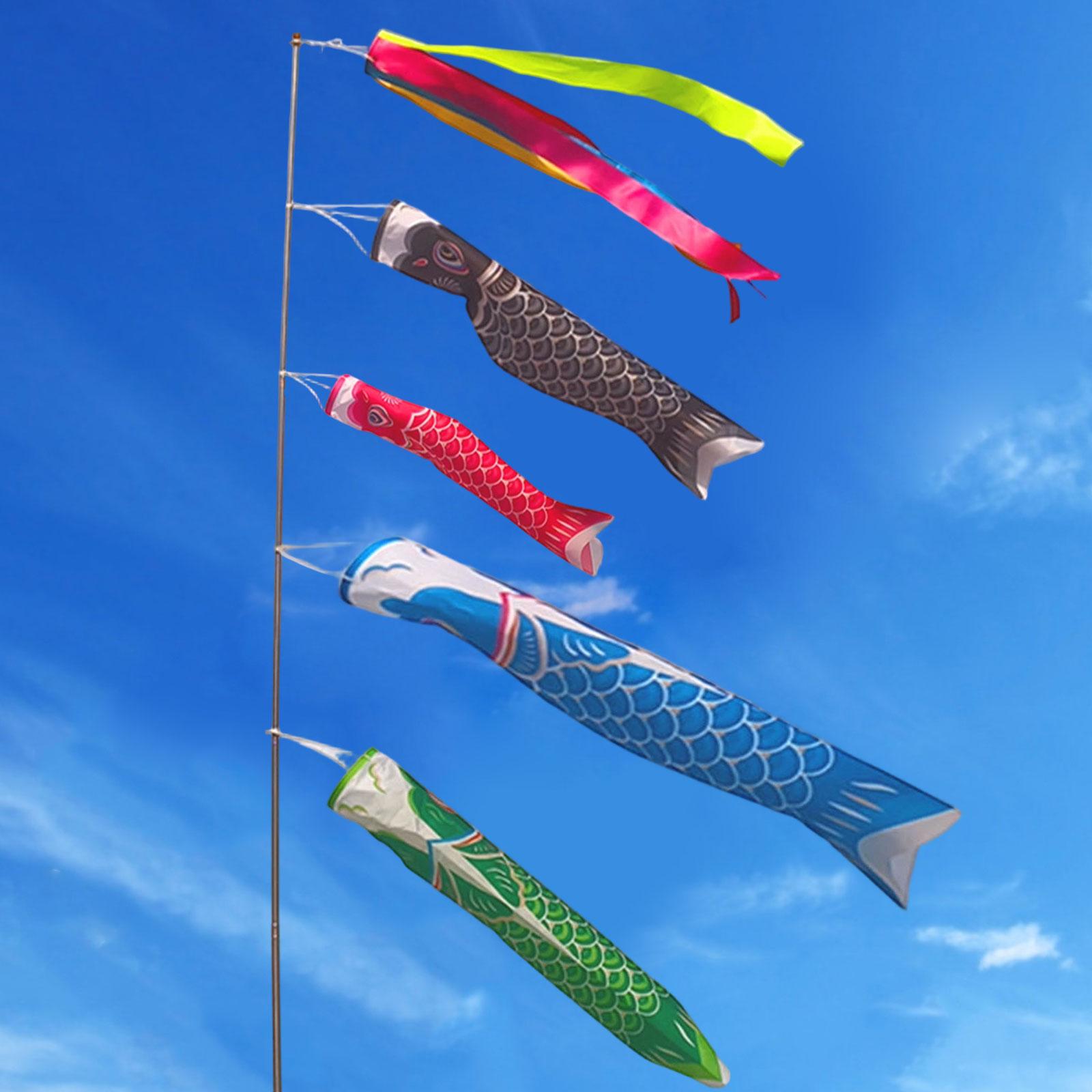 Blank Japanese Carp Flags Hand - Kids Education Banner recension och pris