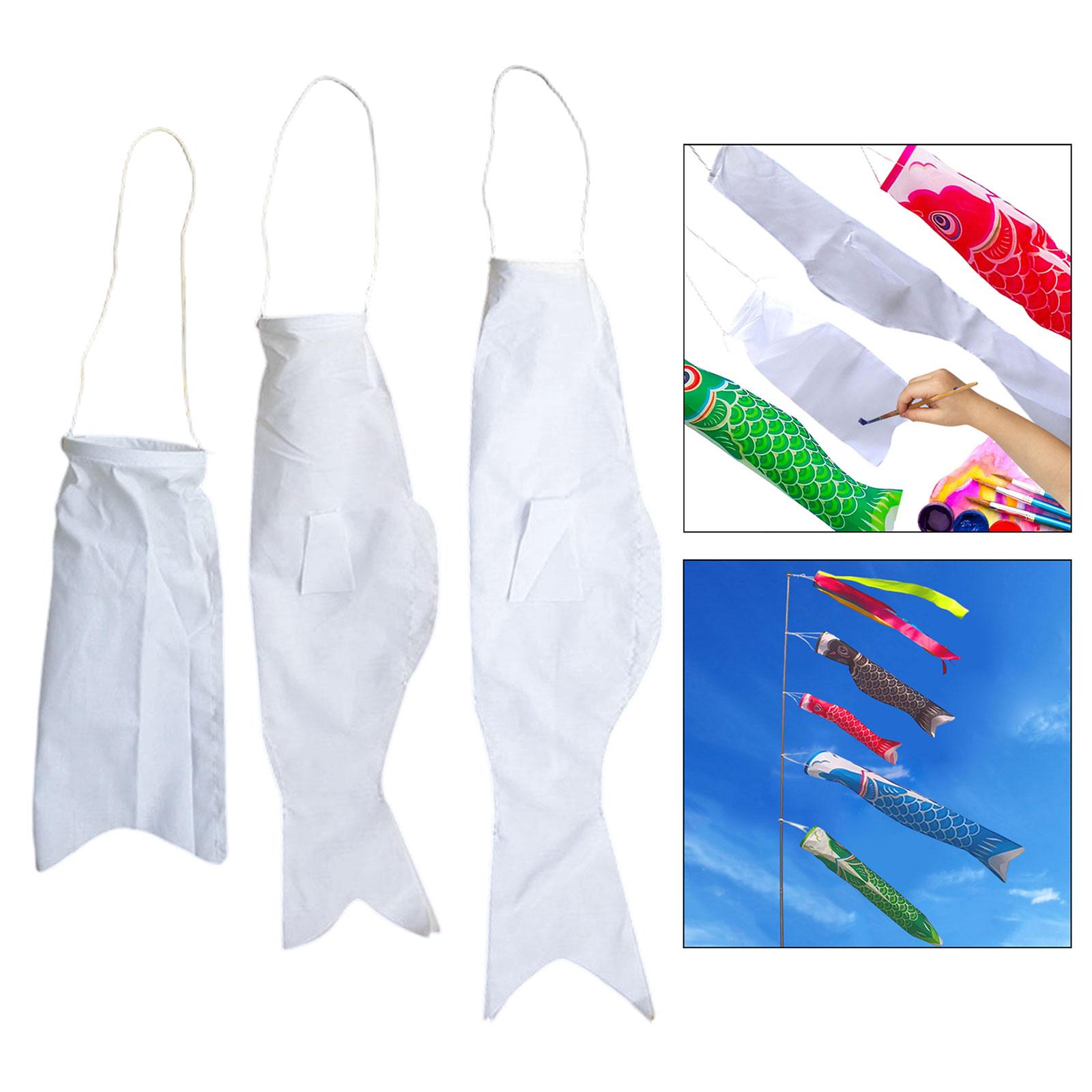 Blank Japanese Carp Flags Hand - Kids Education Banner recension och pris