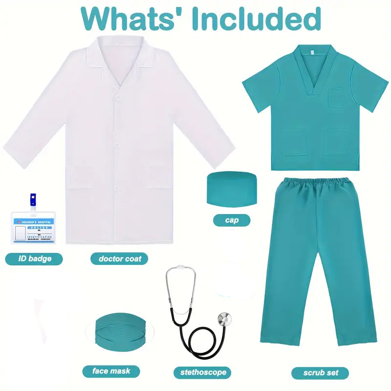 7PCS Kids Doctor Nurse Cosplay - Kids Doctor Education recension och pris