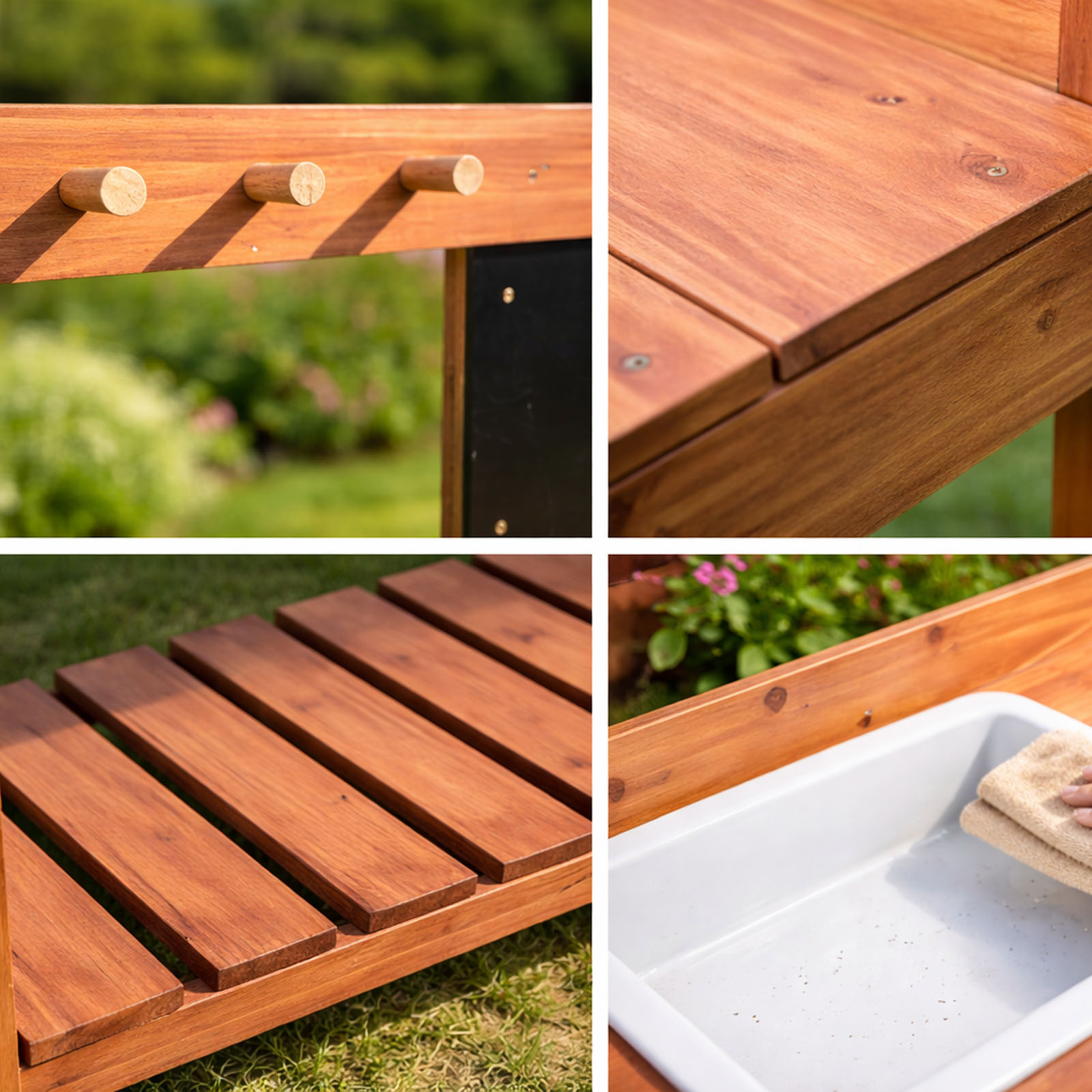 Wooden Potting Benches For Chi - Kids Outdoor Education recension och pris