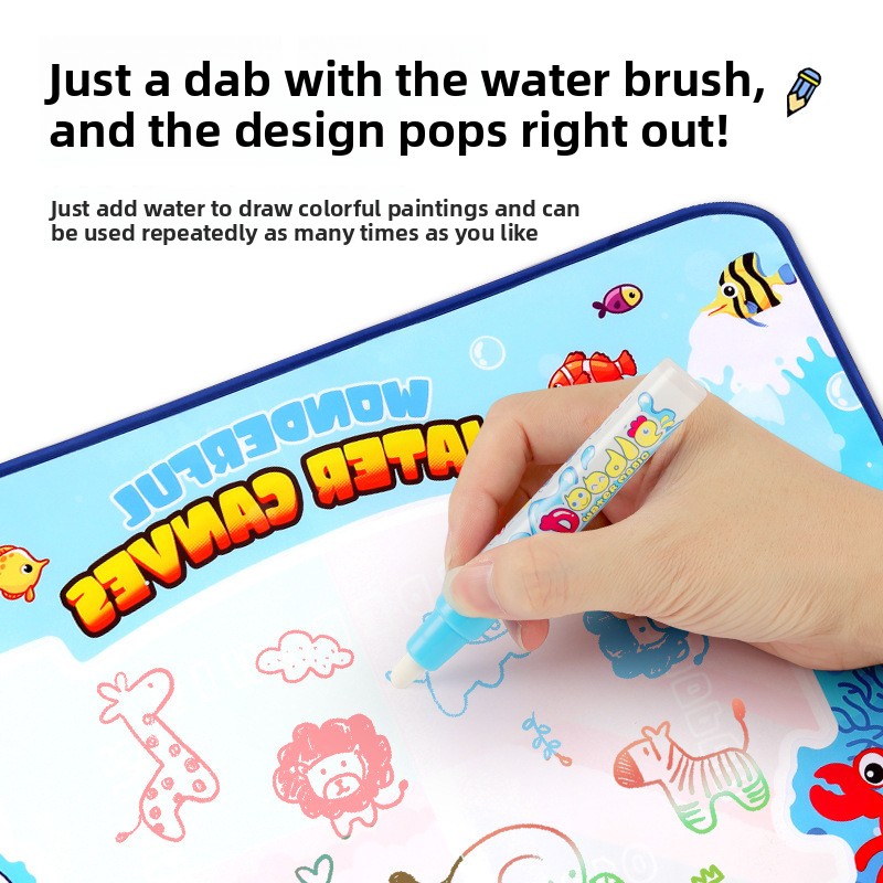 Kids Large Magic Water Drawing - Kids Education Rug recension och pris