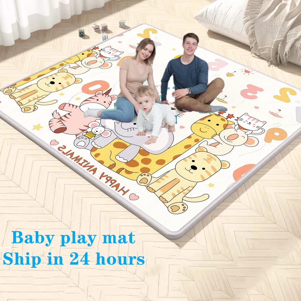 Cartoon Baby Play Mat 5 sizes  - Kids Education Rug recension och pris