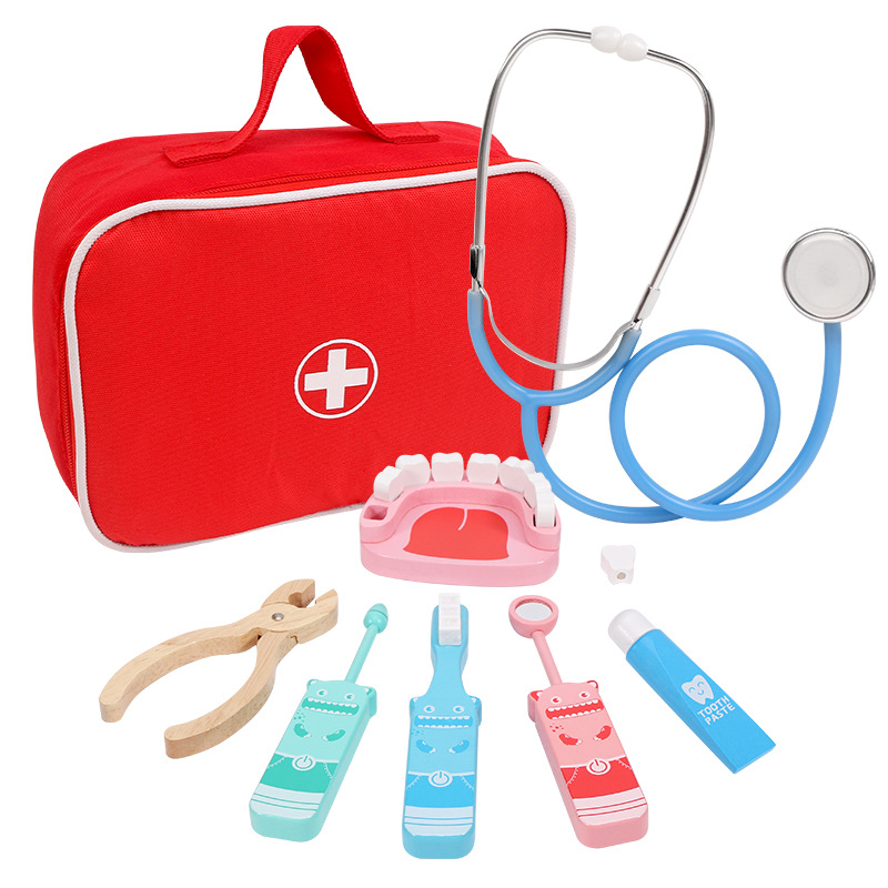 Wooden Pretend Play Doctor Edu - Kids Doctor Education recension och pris