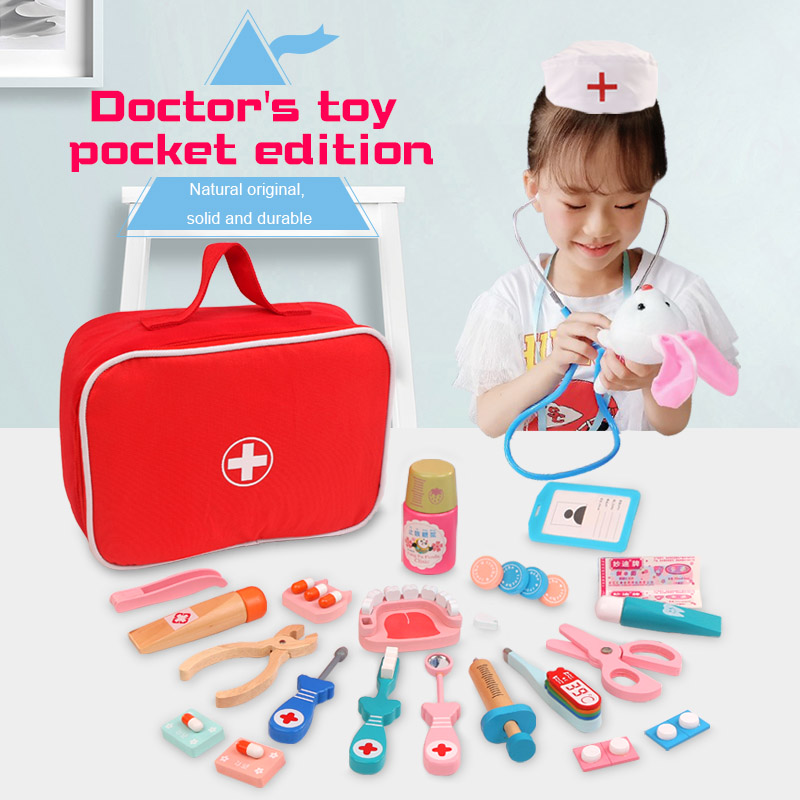 Pretend Play Doctor Toys Woode - Kids Doctor Education recension och pris