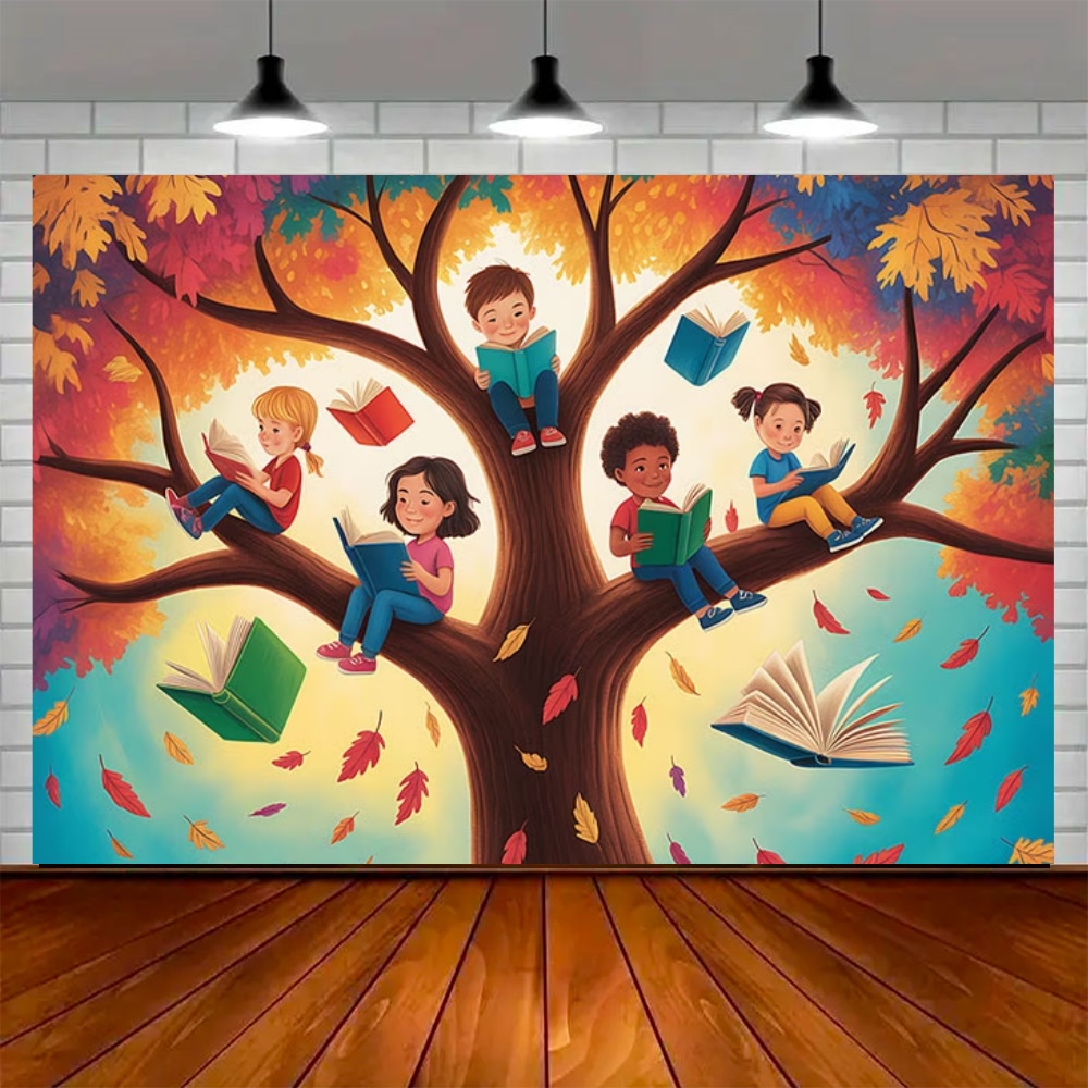 World Autumn Reading Day Party - Kids Education Banner recension och pris
