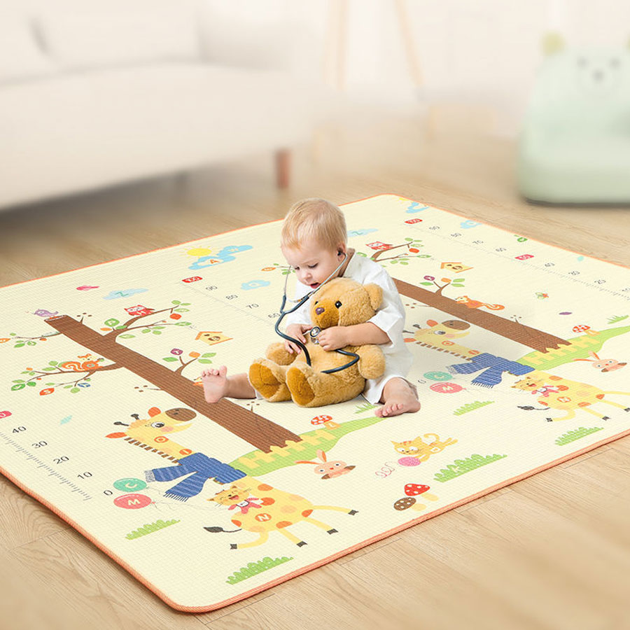 Kids Crawling Mats Baby Play M - Kids Education Rug recension och pris