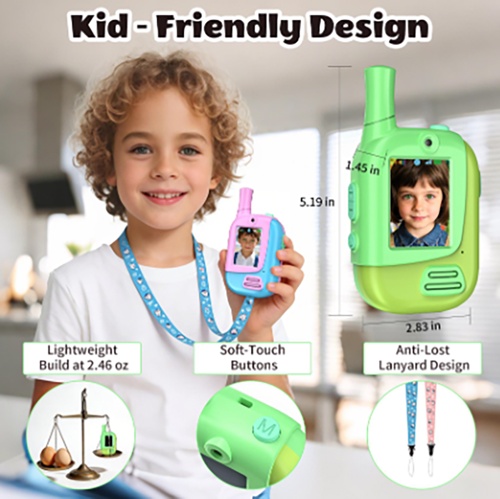 2 Pack Rechargeable Kids Video - Kids Outdoor Education recension och pris