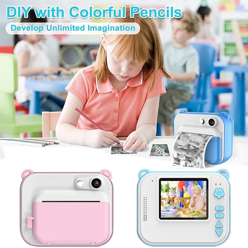Children's Camera With Print K - Japanese Kids Education recension och pris